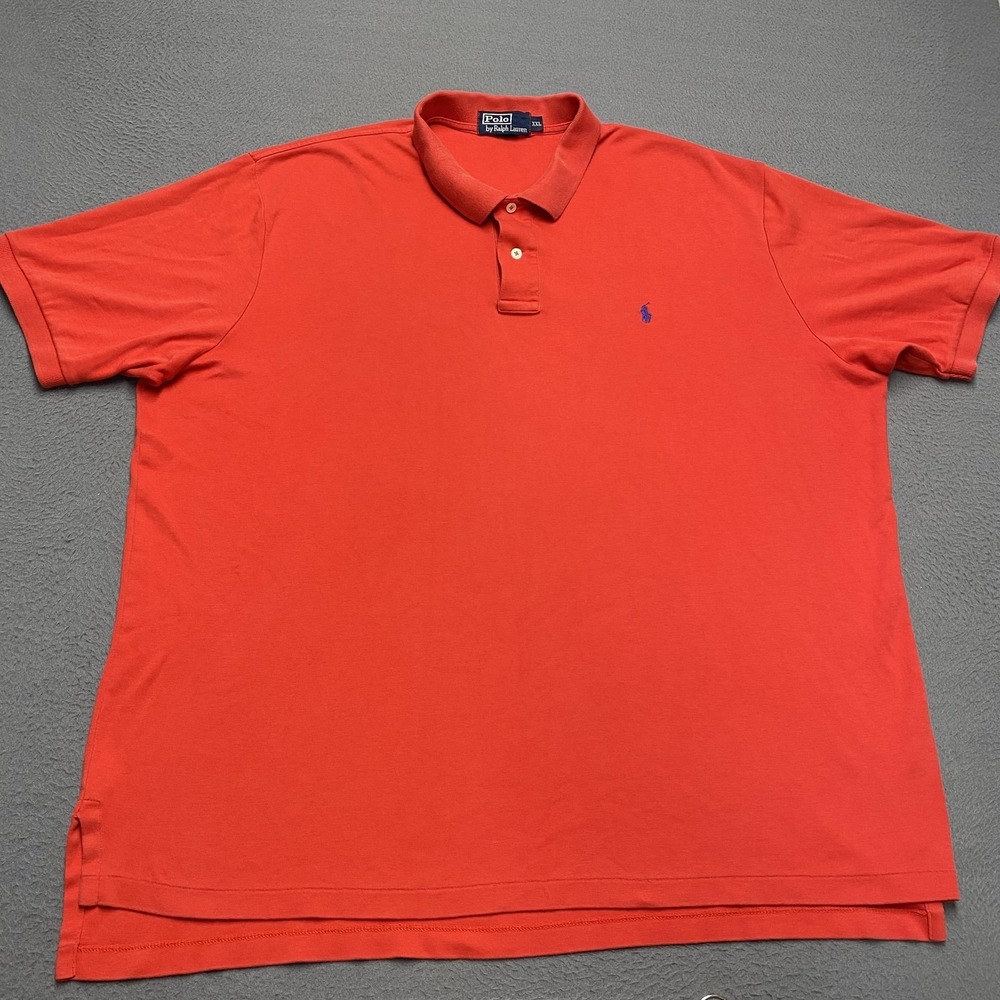 Polo Ralph Lauren Polo Shirt Mens 2XL Red 100% Cotton Pony Logo Short Sleeve